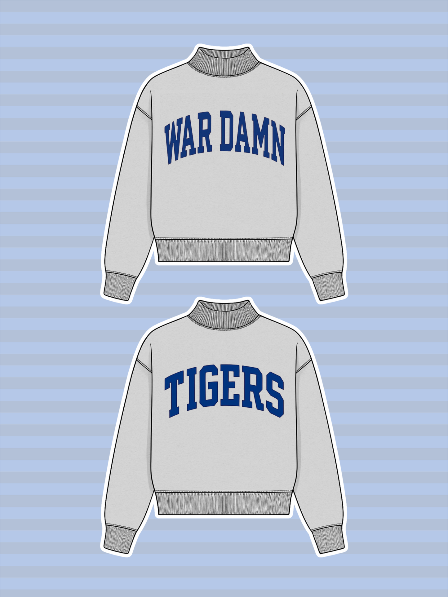 PREORDER: Auburn Reversible Mock Neck Sweatshirt