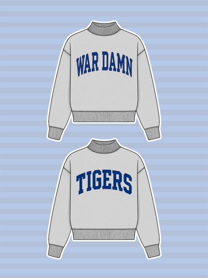 PREORDER: Auburn Reversible Mock Neck Sweatshirt