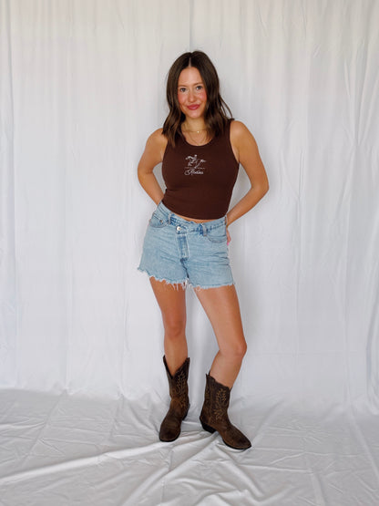 God's Country Embroidered Rodeo Tank
