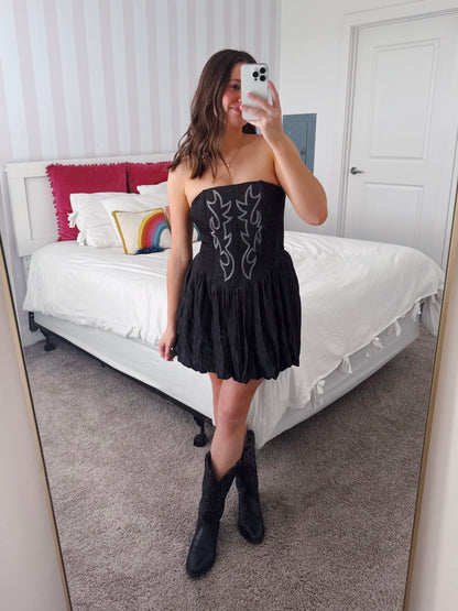 Hang Tight Honey Bubble Dress