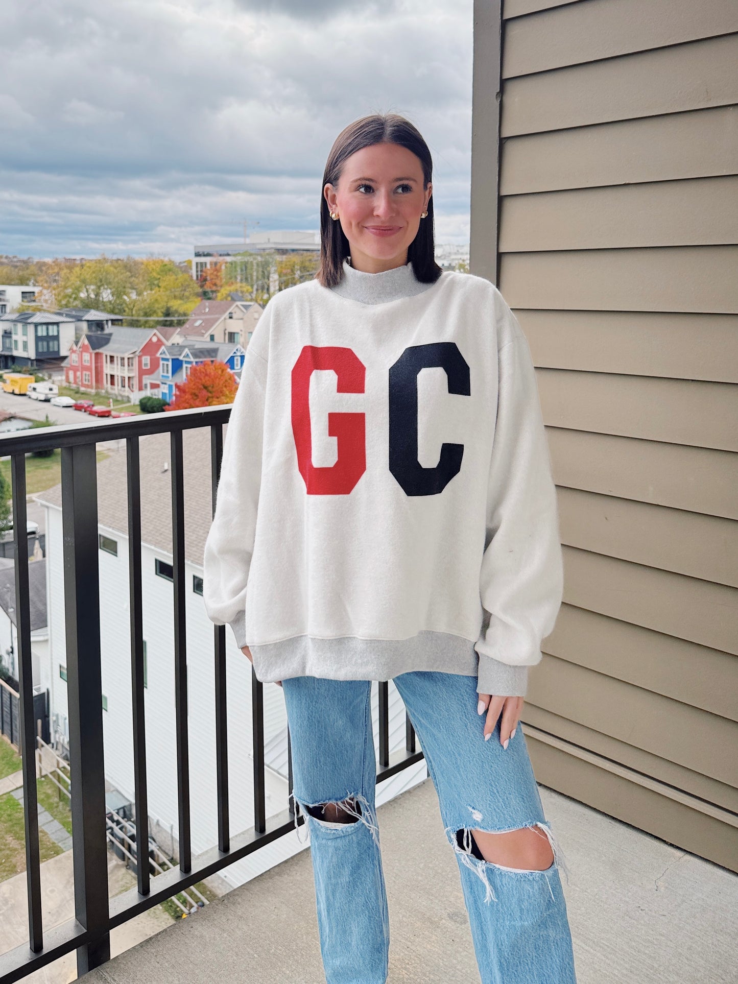 South Carolina Reversible Mock Neck Sweatshirt