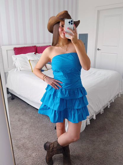 Make Your Mark Ruffle Dress