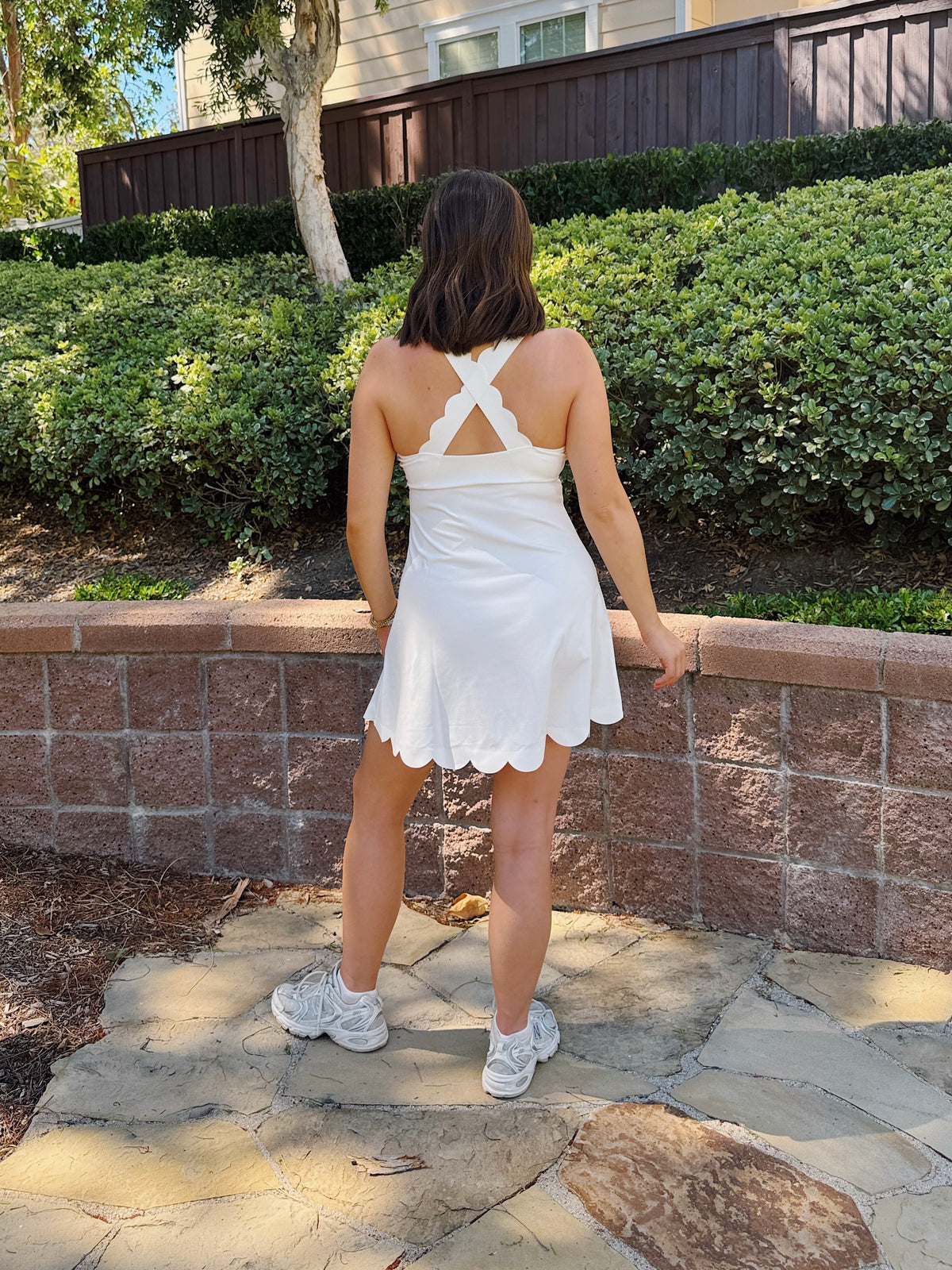 Flow State Scalloped Athletic Dress