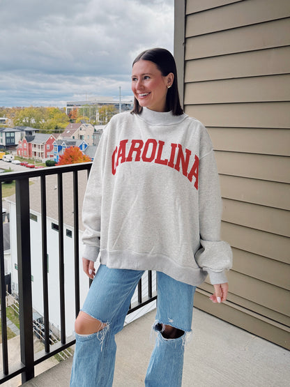 South Carolina Reversible Mock Neck Sweatshirt