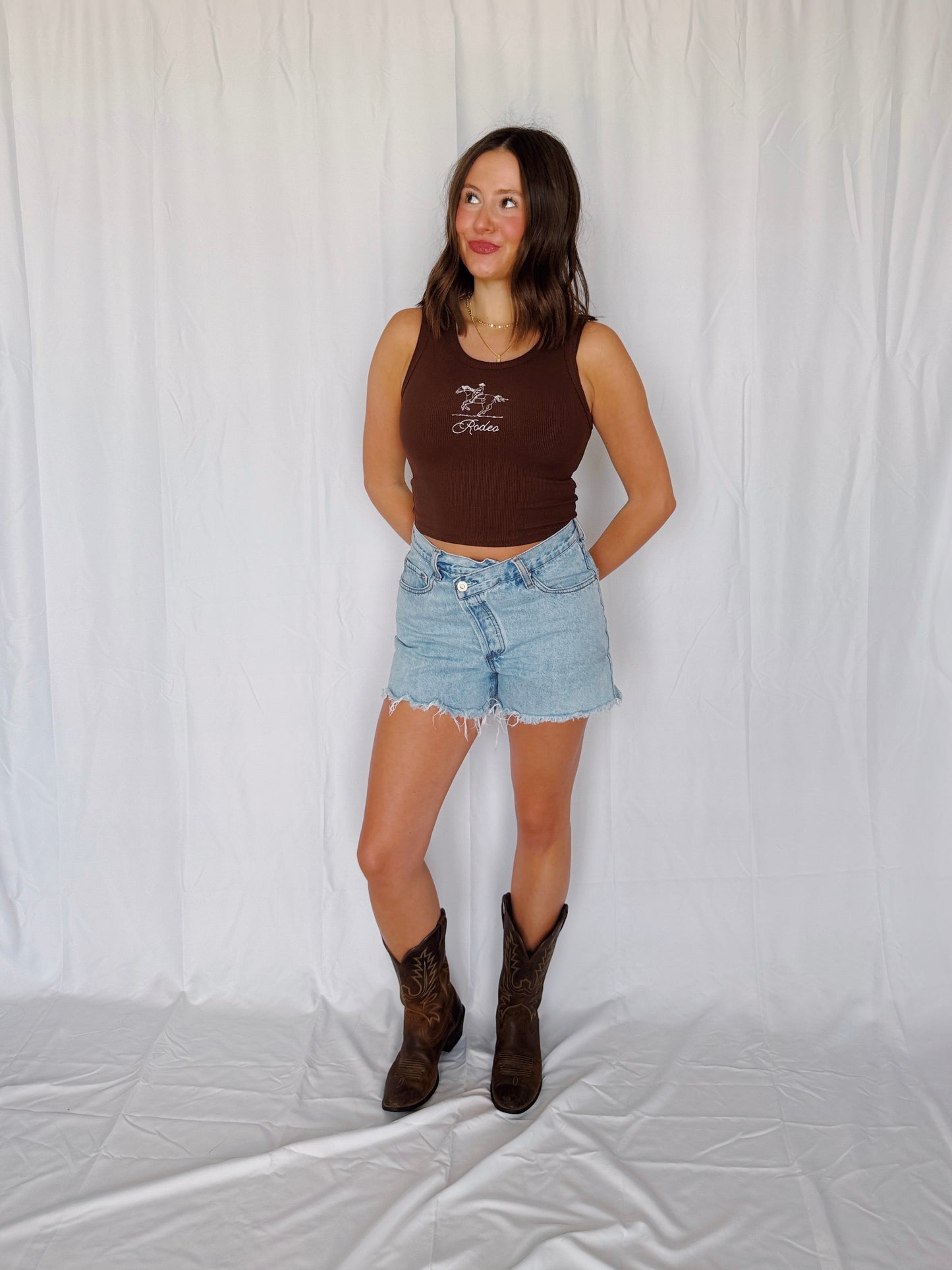 God's Country Embroidered Rodeo Tank