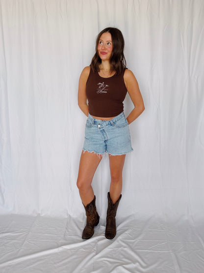 God's Country Embroidered Rodeo Tank