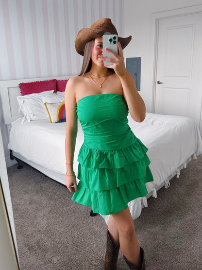 Make Your Mark Ruffle Dress