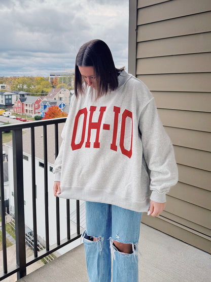 Ohio Reversible Mock Neck Sweatshirt