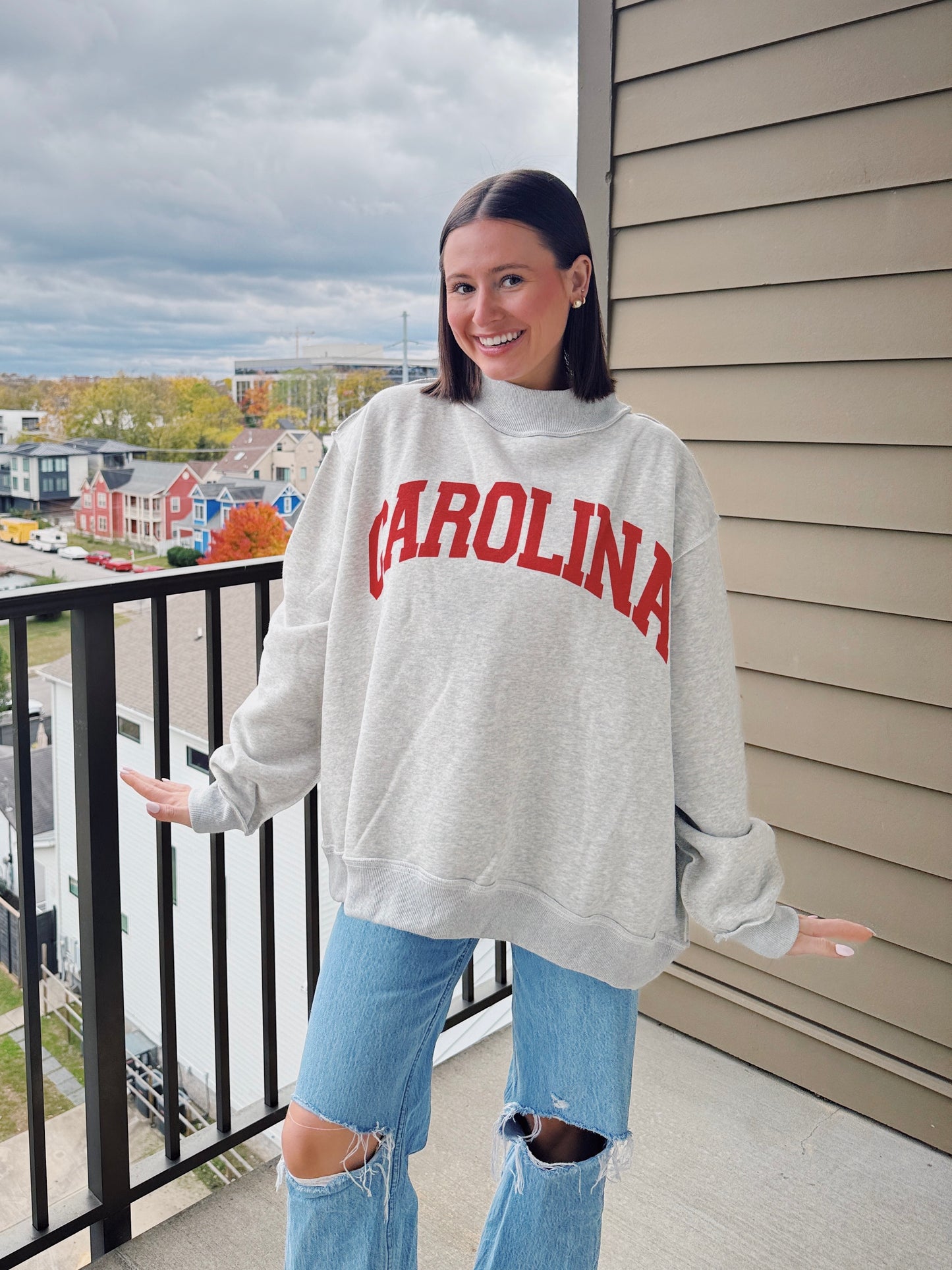 South Carolina Reversible Mock Neck Sweatshirt