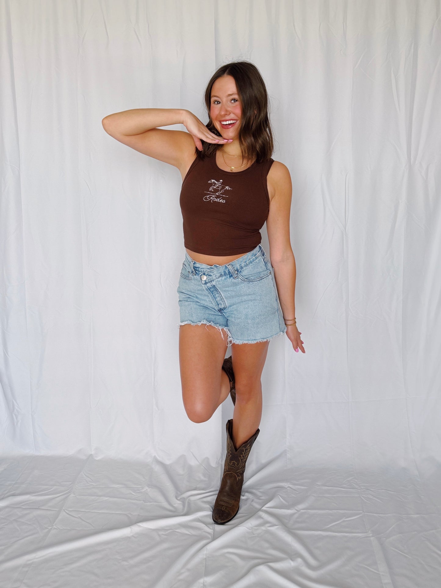 God's Country Embroidered Rodeo Tank