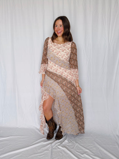 Golden Hour Floral Maxi Dress