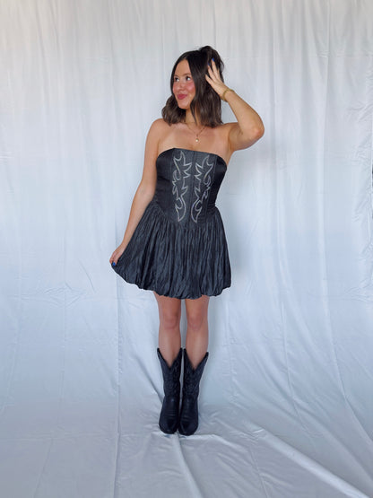 Hang Tight Honey Bubble Dress