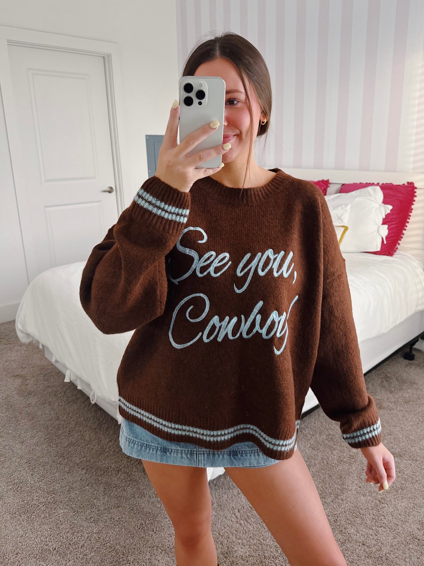 See You Cowboy Sweater