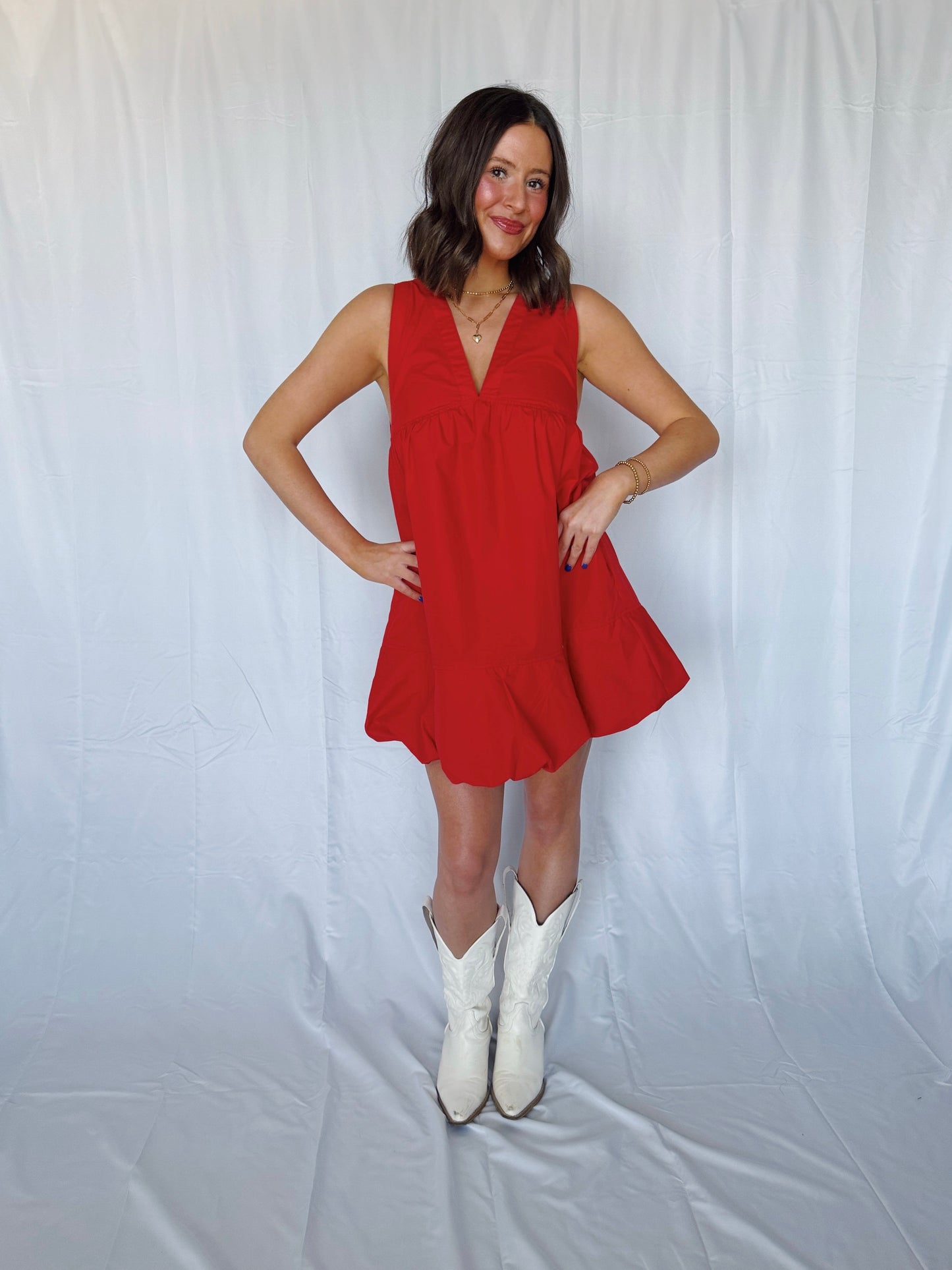 Steal a Kiss Bow Back Bubble Dress