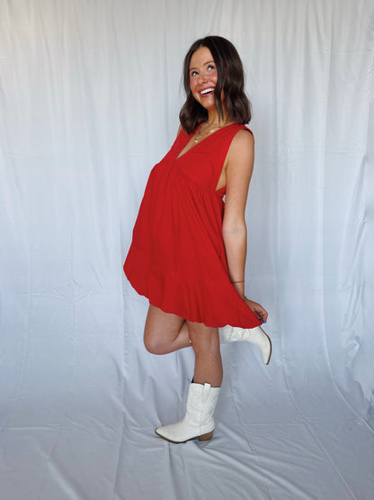 Steal a Kiss Bow Back Bubble Dress