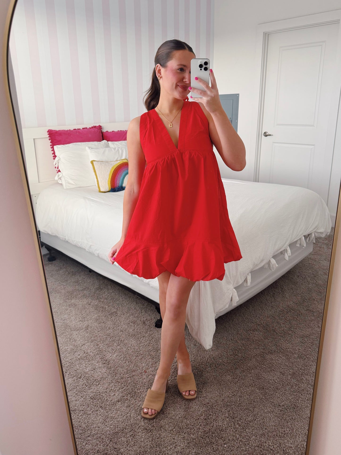 Steal a Kiss Bow Back Bubble Dress