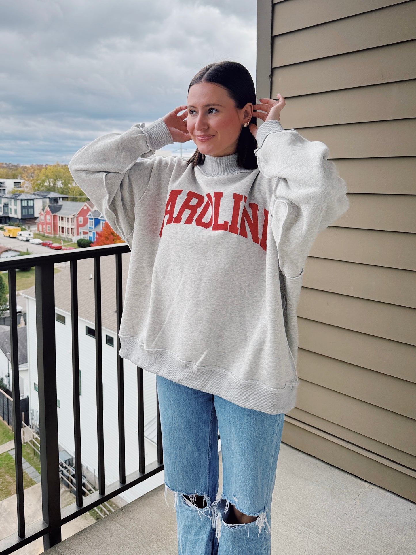 South Carolina Reversible Mock Neck Sweatshirt