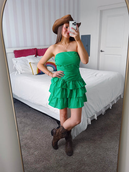 Make Your Mark Ruffle Dress