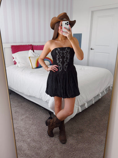 Hang Tight Honey Bubble Dress