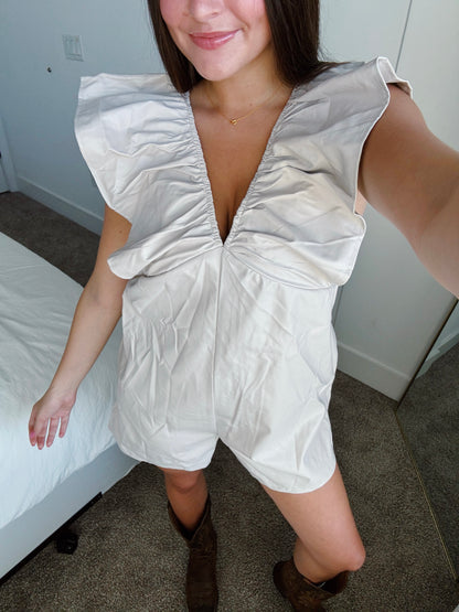 Play Date Leather Romper