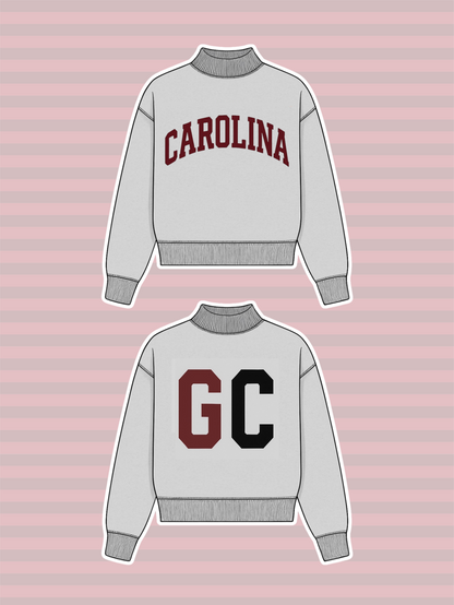 PREORDER: South Carolina Reversible Mock Neck Sweatshirt
