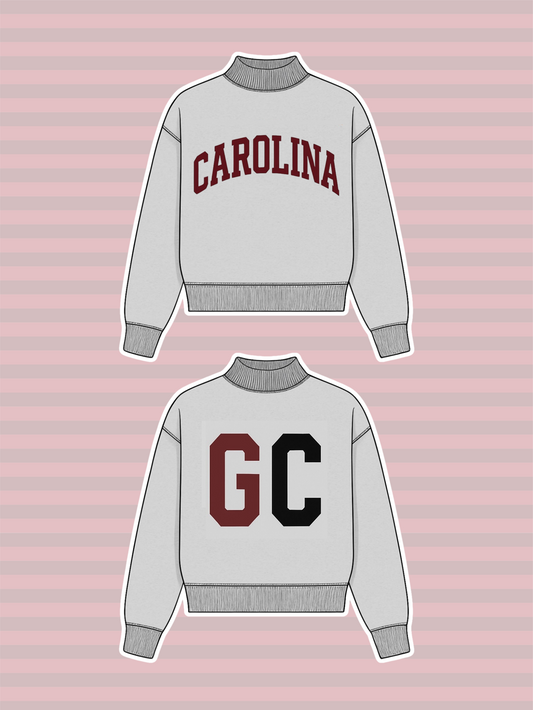 PREORDER: South Carolina Reversible Mock Neck Sweatshirt