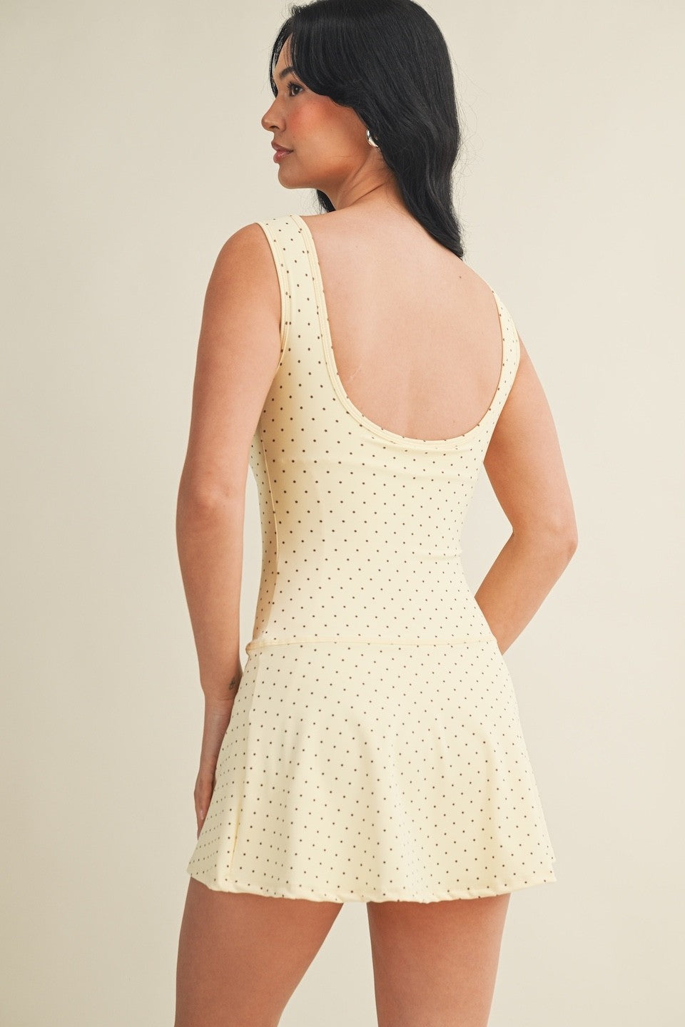 Out & About Polka Dot Athletic Dress