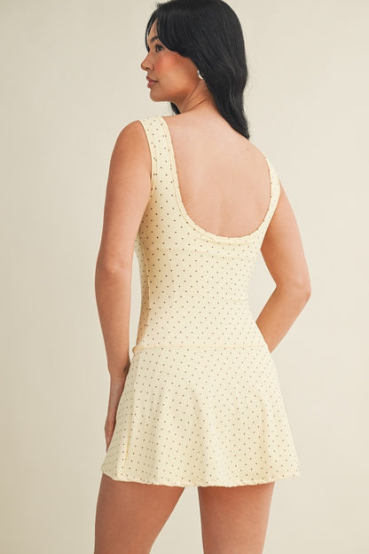 Out & About Polka Dot Athletic Dress