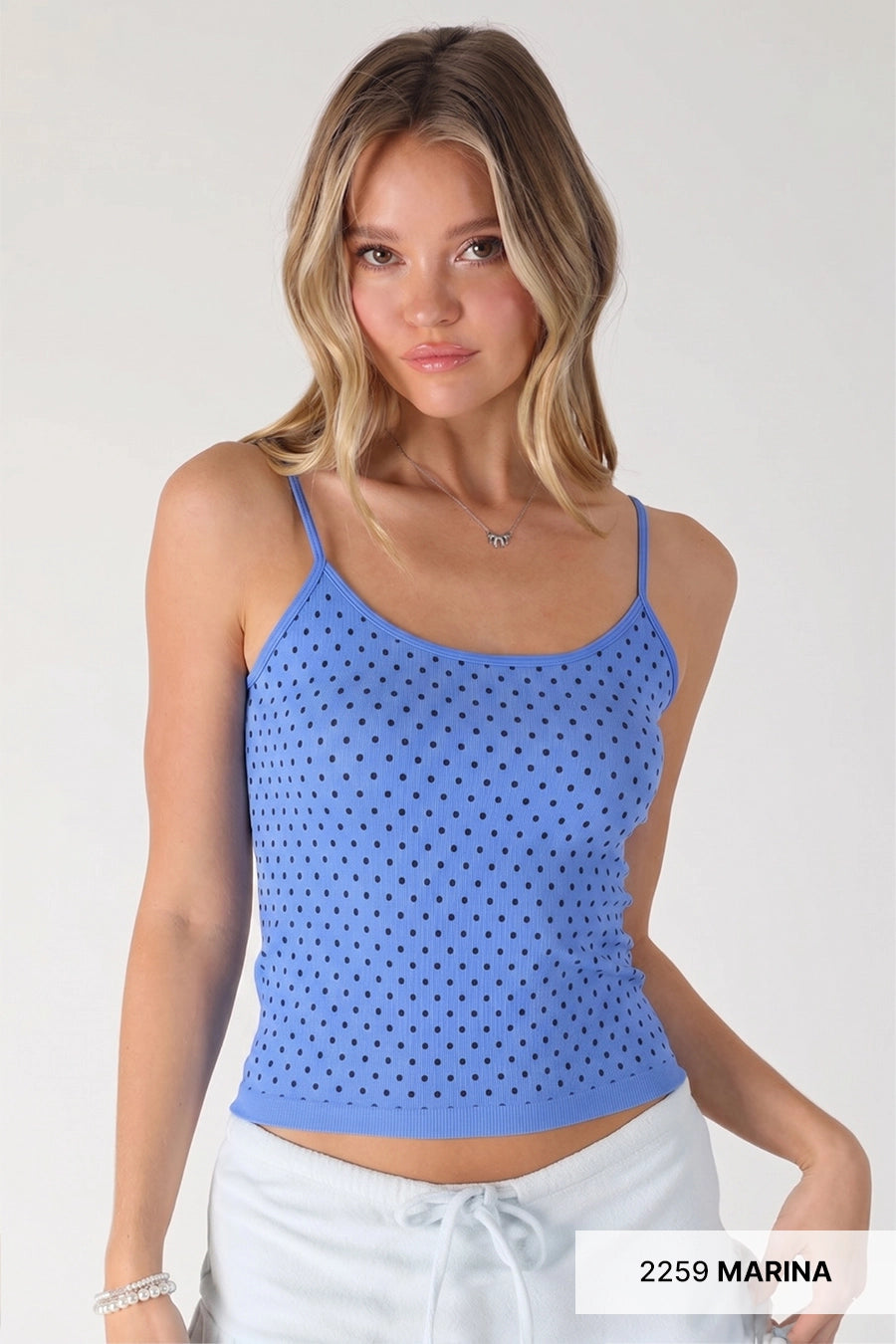Sweet Spot Polka Dot Seamless Tank