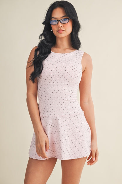 Out & About Polka Dot Athletic Dress