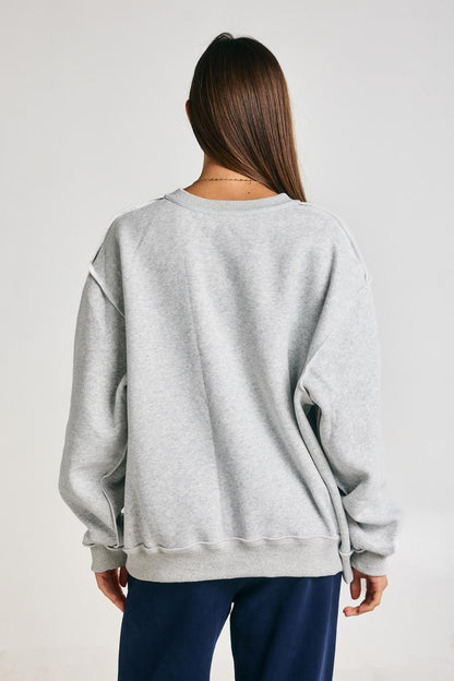 PREORDER: Oklahoma Split Neck Sweatshirt (EARLY AUGUST)