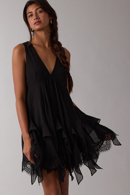 Rustic Romance Ruffle Romper Dress