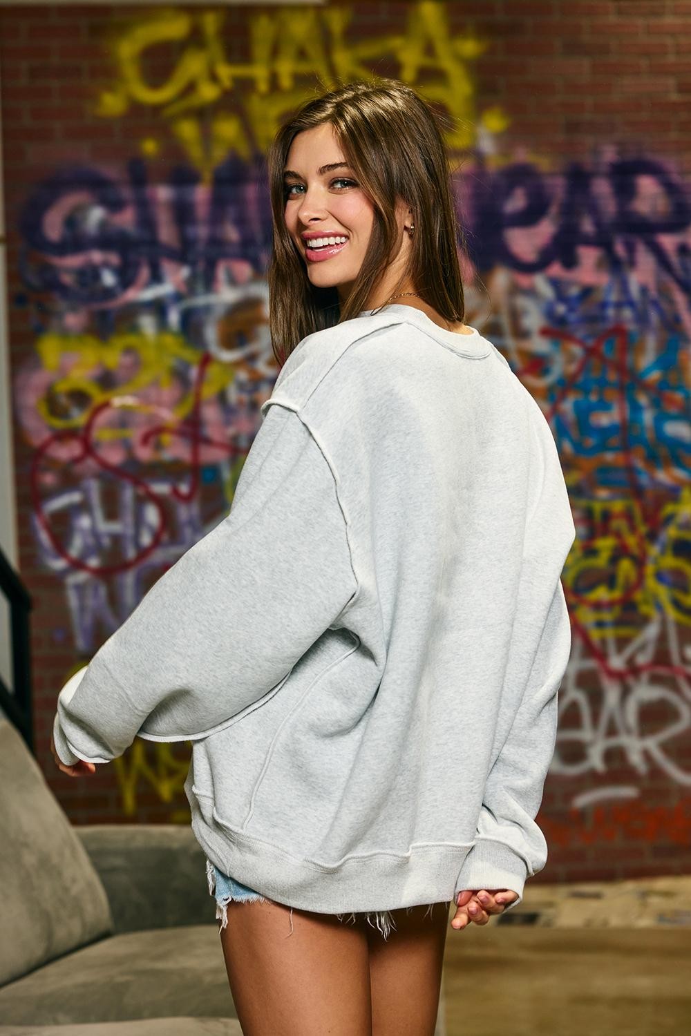 PREORDER: Kentucky Split Neck Sweatshirt (EARLY AUGUST)