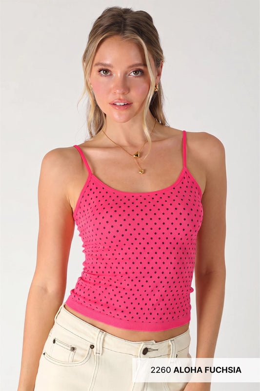 Sweet Spot Polka Dot Seamless Tank